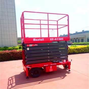 Elevador de tijera auxiliar de 13 m